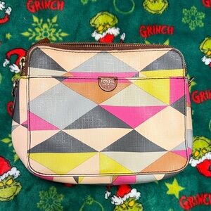 Fossil Women's Colorful Geometric Crossbody Bag